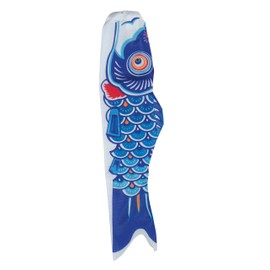 In the Breeze Koi Fish Windsock, 60-Inch, Blue