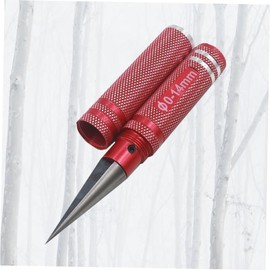OSALADI Diy Rc Aircraft Model Kit Tool 0-14mm Hole Opener Reamer Steel Car Shell Hole Expander Safety Aluminum Alloy Handle (rosy)