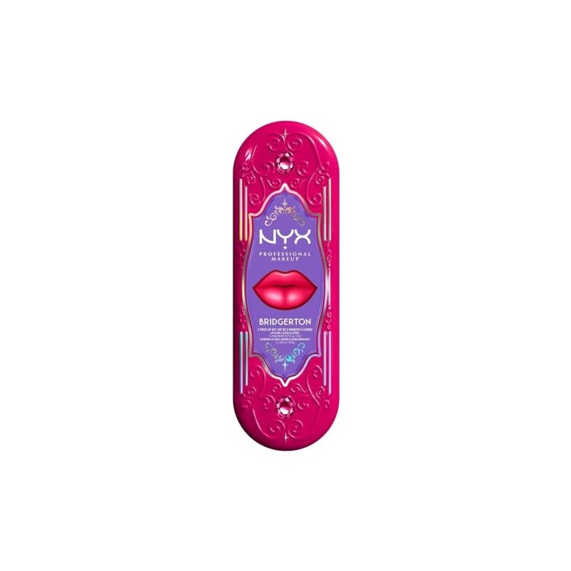 Nyx Professional Makeup, Bridgerton Kit de Labios Tonos:Cherry Courtship (cereza)/