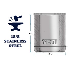 YETI Rambler 10 oz Lowball, Vacuum Insulated, Stainless Steel with MagSlider Lid, Seafoam