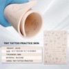 Guapa 3mm Pre-Printed Fine Line Tattoo Practice Skin, Double-Sided Silicone