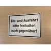 Sign Einund Ausfahrt | 30 x 20 cm | Weatherproof
