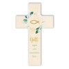 Fritz Cox Wooden Cross Fish | God Bless and Protect