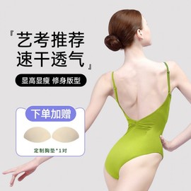Danshiko Professional High-Waist Ballet Practice Leotard Dance Gymnastics Unitard Sleeveless Taro Purple [A19 High-Elastic Lycra]+170 2ea