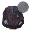 2 piezas / lote de malla negra gorra peluca para