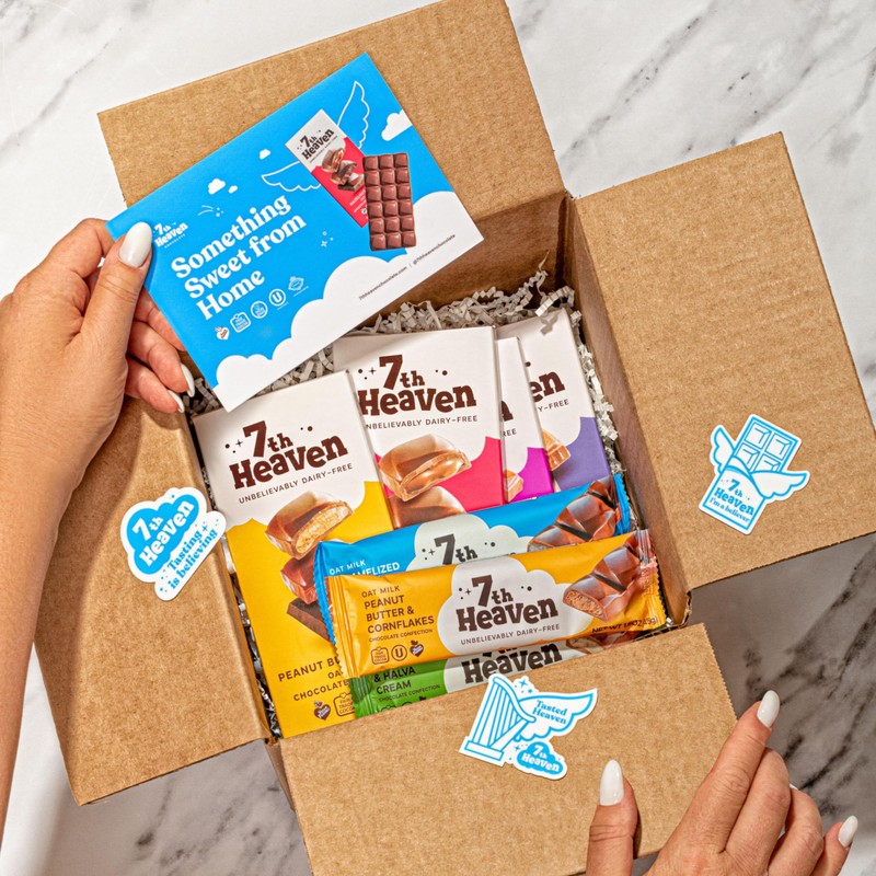 7th Heaven, Vegan Caramel and Sea Salt Oat Milk Chocolate