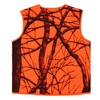 Volein Blaze Orange Camo Hunting Vest,Lightweight,Zipper Closure (XX-Large)