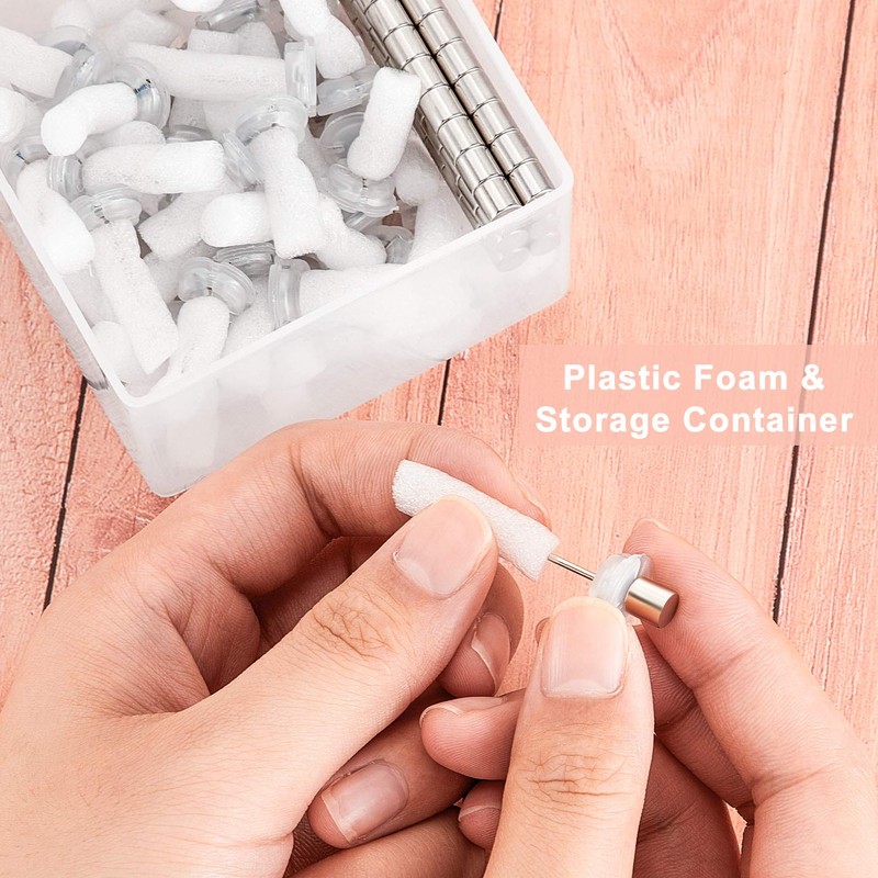 Outus 10 Sets Magnetic Push Pin Magnet Thumb Tack Poster