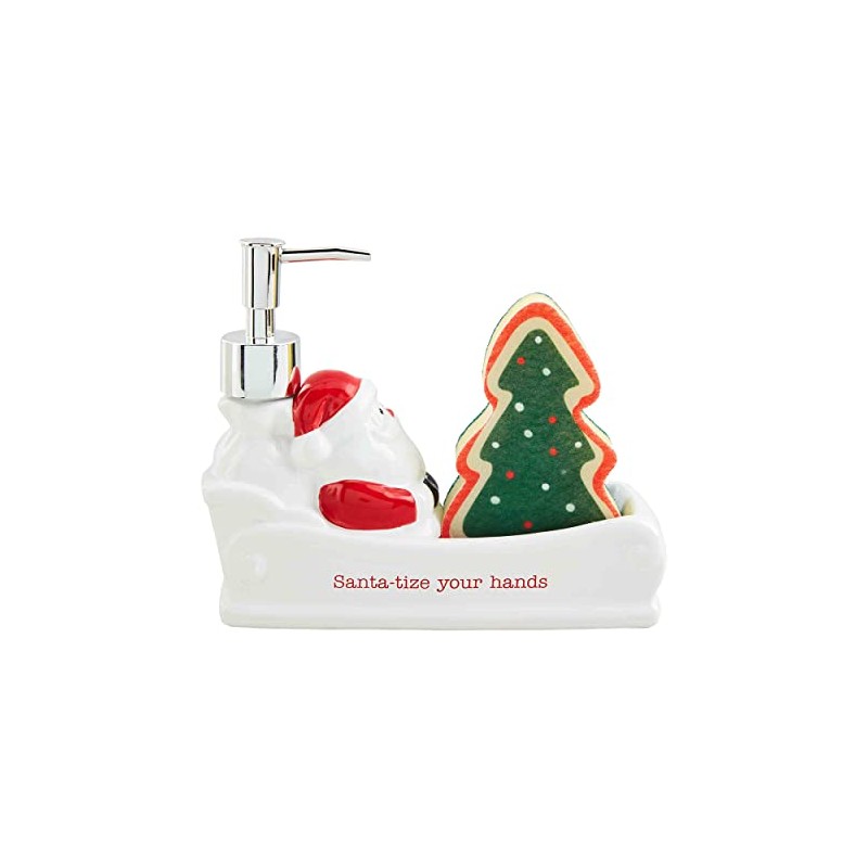 Mud Pie Santa Sled Soap Sponge Holder