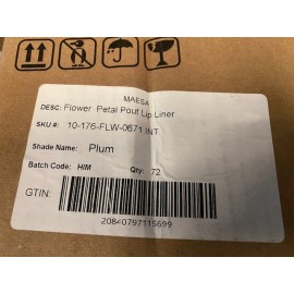 FLOWER PETAL (Case of 72) Flower Beauty Petal Pout Lip Liner - PLUM -  BULK / WHOLESALE (NEW)