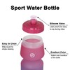 GLEKGLEK Bicycle Water Bottle Leak Proof, Push and Pull Valve,