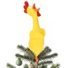 Tree Buddees Hilarious Rubber Chicken Funny Kids Christmas Tree Topper
