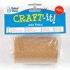 Baker Ross AG222 Natural Textured Hessian Jute Twine for Crafting