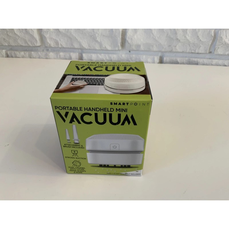 Smart Point Portable Handheld Mini Vacuum for Keyboard W/attachment &