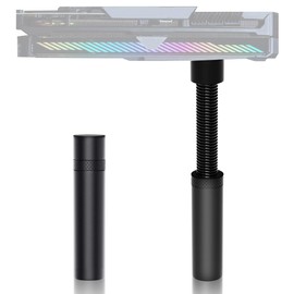Graphics Card Holder, GPU Graphics Card Holder, GPU Aluminium Alloy Holder, Height-Adjustable Graphics Card Holder, Aluminium Graphics Card Holder, 74-125 mm High