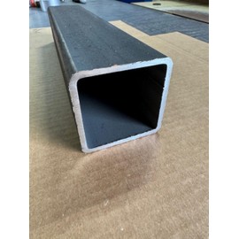 Generic 3/16"" x 2.5"" x 2.5"" x 84"" Mild Steel Square Tube A500/A513 Hot Rolled, Gray, 3/16X2.5X2.5X84