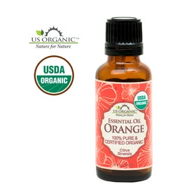 US Organic 100% Pure Sweet Orange Essential Oil - USDA Certified Organic (30 ml / 1 fl oz, Sweet Orange)