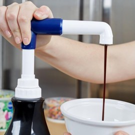 Direct Coffee Tea Est 2019 Sauce Pump Compatible with Ghirardelli 0.5 oz Dispensing for 87.3–90.4 fl oz Sauce Bottles – Durable, Precise Portion Control for Coffee, Desserts, and Beverages – Pack of 1