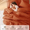 MUXHOMO 7 Pieces King Comforter Set, Seersucker Bed in a