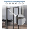 Baridwon Medium Classic Coffee Door Closer - Earth-Tone Finish for