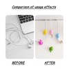 FZHC 18 Pcs Silicone self-Adhesive Thumb Wall Hooks Suitable for
