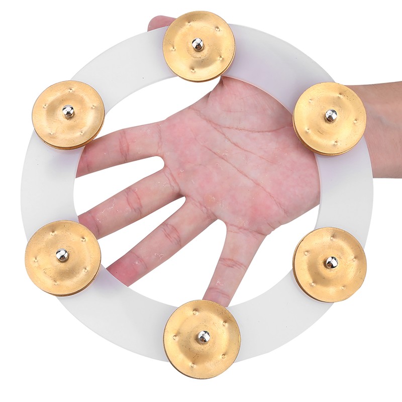 Drum Cymbals Hi Hat Tambourine Drum Set Stainless Steel Bells