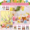 Blueweenly 36 Pcs Easter Mini Animal Plush Toy Set Small