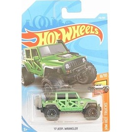 Hot Wheels 2018 50th Anniversary HW Hot Trucks '17 Jeep Wrangler 176/365, Green