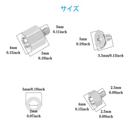 M.2 Screw Kit, NVMe Screws m.2 SSD Mounting Kit for Asus Motherboard