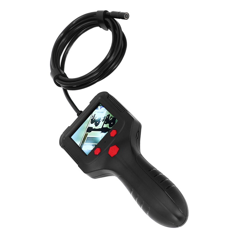 Handheld Endoscope 2.4in HD IPS LCD Screen Waterproof Lens Flexible