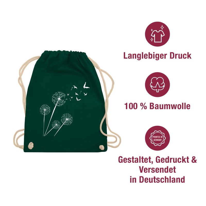 Shirtracer - Gym Bag Backpack - Sayings Statement - Dandelion