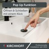 KIRCHHOFF Universal Sink Drain Set, Pop Up Sink Plug, Drain
