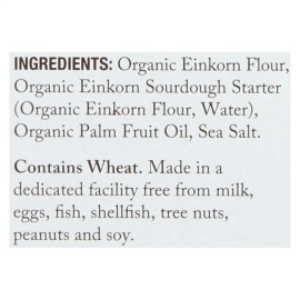 UD_Jovial Sourdough Einkorn Crackers Sea Salt Flavored Grain Snacks Case of 10 4.5 oz Each