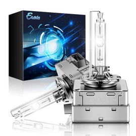 Erato D1S Xenon HID Headlight Bulbs 35W Metal Stents Base Replacement Headlight Lamps 6000K Diamond White, Pack of 2