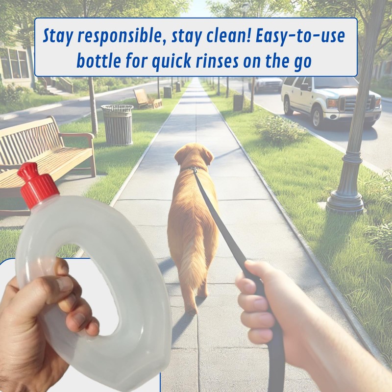 ANDINUS Pee and Water Bottle for Dogs – Pipican Clear,