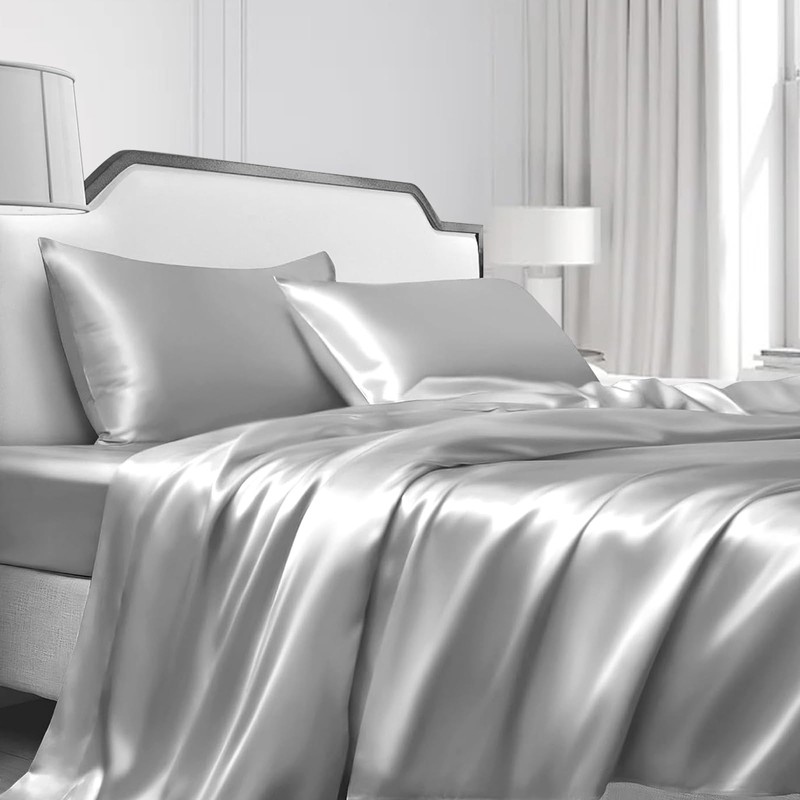 Lazzaro Home Satin Silk Pillowcases For Hair And Skin 2