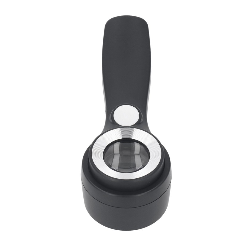 Magnifying Glass Handheld 60X Illuminated Magnifier USB Rechargeable LED Magnifying