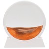 Moving Sand Art Round White Frame 3D High Transparent Glass