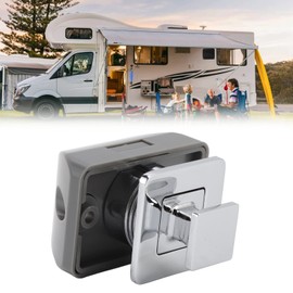 Tissting Zip Push Button Cabinet Lock, Keyless Cabinet Knobs Locks RV Compartment Lock Push Button Cabinet Knobs for Yachts, Motorhomes, Caravans