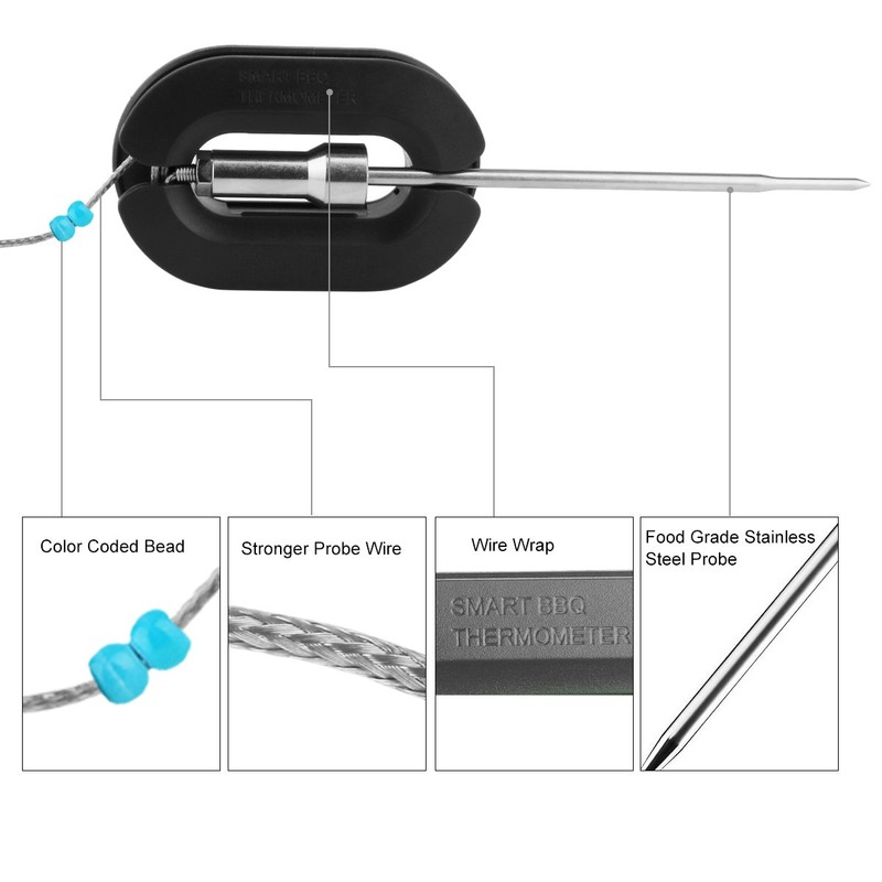 Replacement Probes 4 Packs Improved Stainless Steel Additional Probes Wire