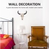 IMIKEYA Bull Head Skull Wall Hanging Art Southwestern Cow Steer