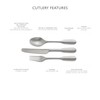 English Fiddle Vintage, 7 Piece Cutlery Place Setting. Made from