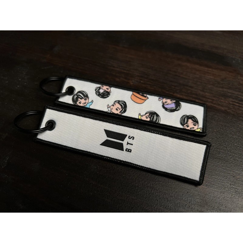 BTS Keychain, BTS Army, KPOP Jet Tag keyring