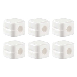AiO JAPAN Cable Storage Magnets, Set of 6, Organizer, Magnetic Cable Holder (White)