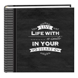 Chalkboard 200 pkt 4x6 Photo Album, Smile