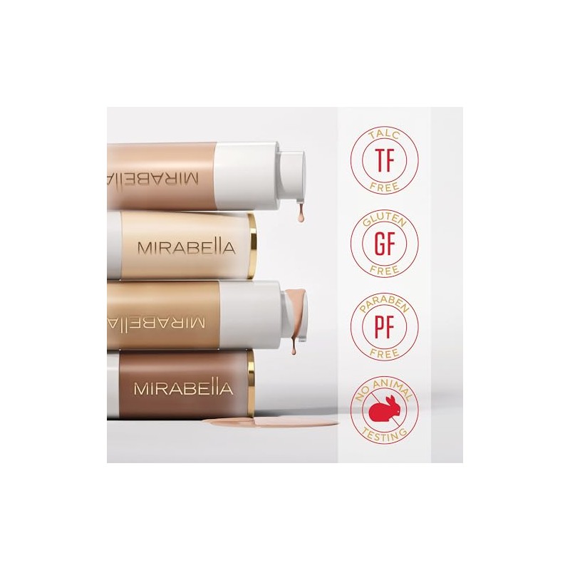 Mirabella Base Maquillaje Líquida Invincible For All Facial Líquido Antienvejecimiento