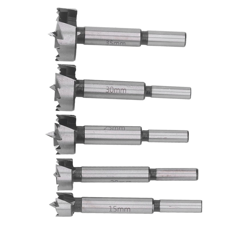 5pcs Forstner Bit Set Professional Multitooth Flat Wing Drill Bits