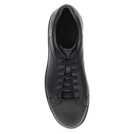 Dansko Timothy Stylish Slip-On Sneaker for Men - Supportive and Stable Footbed for All-Day Comfort - Wipe-Clean Leathers and Slip-Resistant Rubber Outsoles Black Waterproof 9.5-10 M US