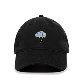 Tech Design Storm Cloud Baseball Cap Embroidered Cotton Adjustable Dad Hat