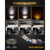 AUXBEAM 4" 110W 11000LM OFFROAD LED DRIVING LIGHTS COMBO +